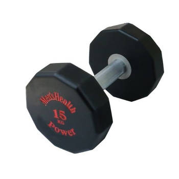 Men's Health Urethane Dumbbell 15 kg, Gewichten Krachttraining