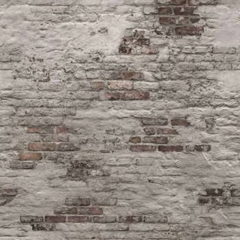 DUTCH WALLCOVERINGS Fotobehang Old Brick Wall grijs