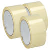 Kinzo Verpakkingstape - 3x - transparant - 48mm x 50m - verpakkingsbenodigdheden voor kantoor/thuis - Tape (klussen)