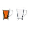 Pasabahce Koffie/thee glazen - set 2x stuks - transparant glas - 250 ml - Koffie- en theeglazen