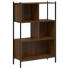 vidaXL Boekenkast 72x28x109 cm bewerkt hout bruin eikenkleur