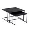 Kick salontafel Muse set van 2 - Zwart