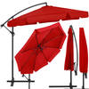 Springos Parasol Parasols Kantelbaar Met Ventilatie Rood Ø300 cm