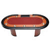 North Pokertafel Nevada 10 Personen Rood