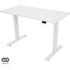 Infinity Goods Zit Sta Bureau - Elektrisch Verstelbaar In Hoogte - 120 x 60 CM - Wit