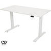 Infinity Goods Zit Sta Bureau - Elektrisch Verstelbaar In Hoogte - 140 x 60 CM - Wit