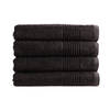Handdoek Supreme - 70x140 - 4 stuks - OEKO-TEX Made in Green - 600 g/m2 zacht katoen - zwart