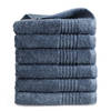 Handdoek Supreme - 50x100 - 6 stuks - OEKO-TEX Made in Green - 600 g/m2 zacht katoen - ijsblauw