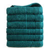 PHLOX Handdoek Supreme Collectie - 50x100 - 6 stuks - OEKO-TEX Made in Green - 600 g/m2 zacht katoen - mozaiek