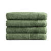 PHLOX Handdoek Supreme Collectie - 70x140 - 4 stuks - OEKO-TEX Made in Green - 600 g/m2 zacht katoen - oud groen