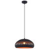 Janelle hanglamp 1L 50 cm breed zwart