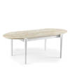 Milan ovale salontafel 120x60cm naturel