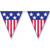 Vlaggenlijn - Amerika/USA - 4 meter - feest decoratie - Vlaggenlijnen