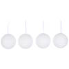 4x Onbreekbare foam kerstballen 8 cm kerstversiering - Kerstbal