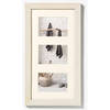 Fotolijst Drieluik - Fotomaat 20x13cm - Crème Wit - Hout - Home