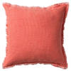 Dutch Decor - BURTO - Kussenhoes 60x60 cm - gewassen katoen - Coral - koraalroze