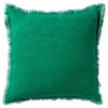 Dutch Decor - BURTO - Kussenhoes 45x45 cm - gewassen katoen - Emerald - groen