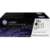 HP 12A twinpack zwart toner