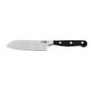 Santoku-mes Quid Professional Inox Chef Black Zwart Metaal (13 cm) (Pack 10x)