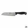 Keukenmes Quttin Santoku Dynamic Zwart Zilverkleurig 17 cm (16 Stuks)