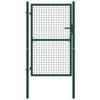 vidaXL Poort 100x175 cm staal groen