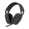 Logitech - Lichtgewicht draadloze luisterhelm met achtergrond Micro Anti -Noise - Vibe 100 - Graphite Zone