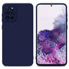 Cadorabo Hoesje geschikt voor Samsung Galaxy S20 PLUS in FLUID DONKER BLAUW - Beschermhoes TPU silicone Cover Case