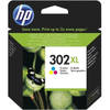 HP 302XL echte 3-kleuren inktcartridge met hoge capaciteit voor HP DeskJet 2130/3630 en HP OfficeJet 3830 (F6U67AE)