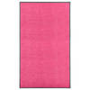 vidaXL Deurmat wasbaar 90x150 cm roze