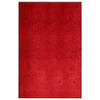 vidaXL Deurmat wasbaar 120x180 cm rood