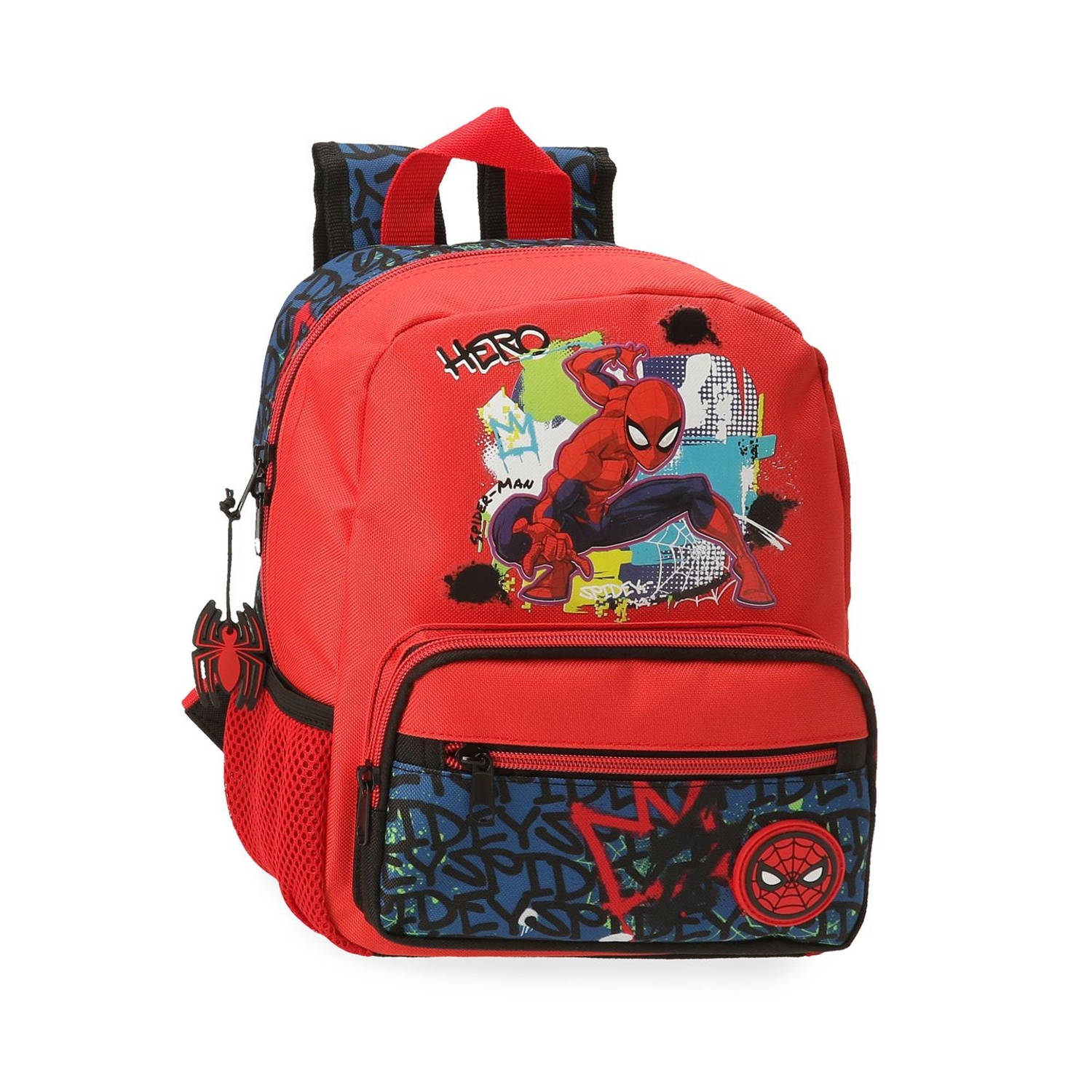 Spiderman peuter kleur rugzak jongens schooltas 28 cm rood