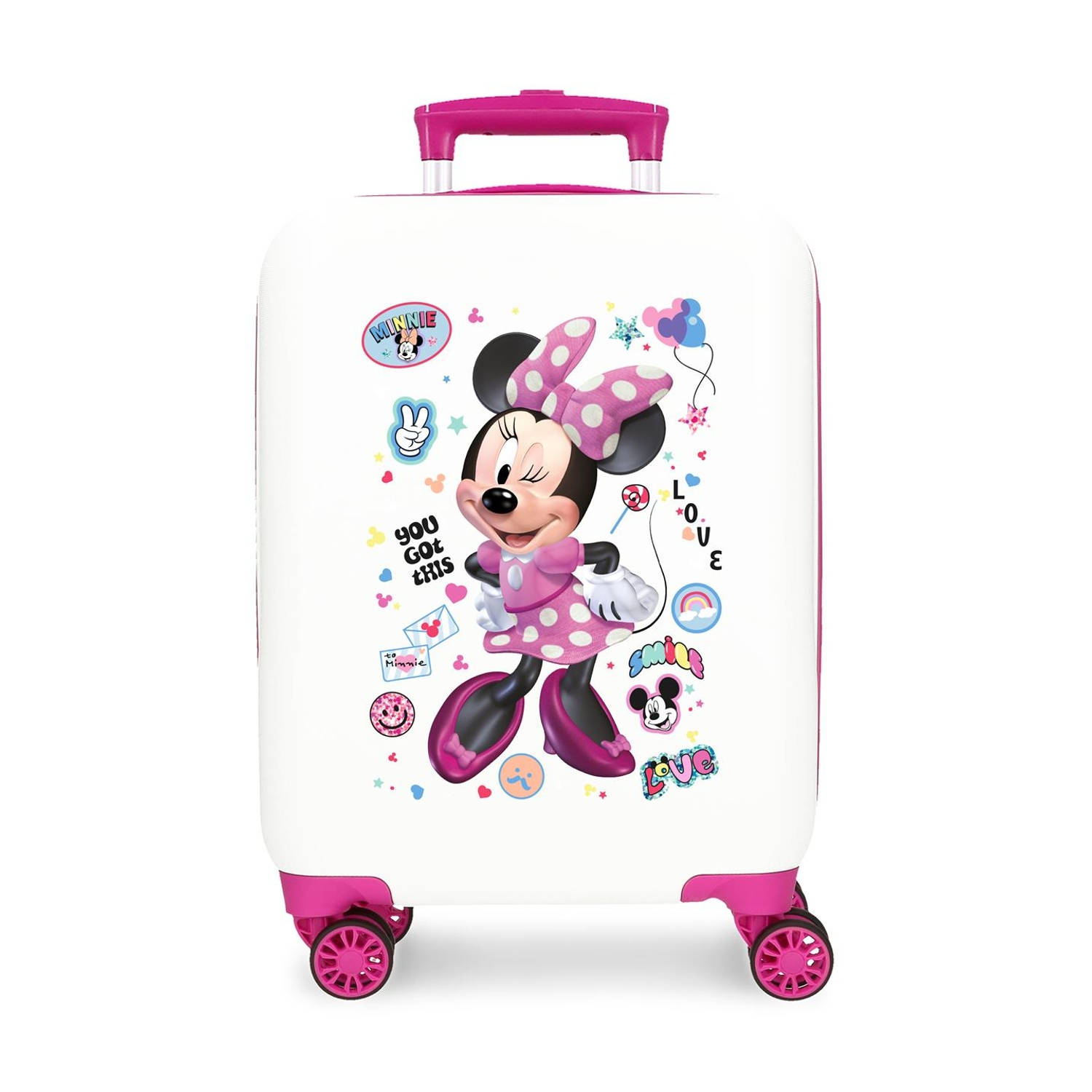 Minnie Handbagage koffer 55 cm Party White