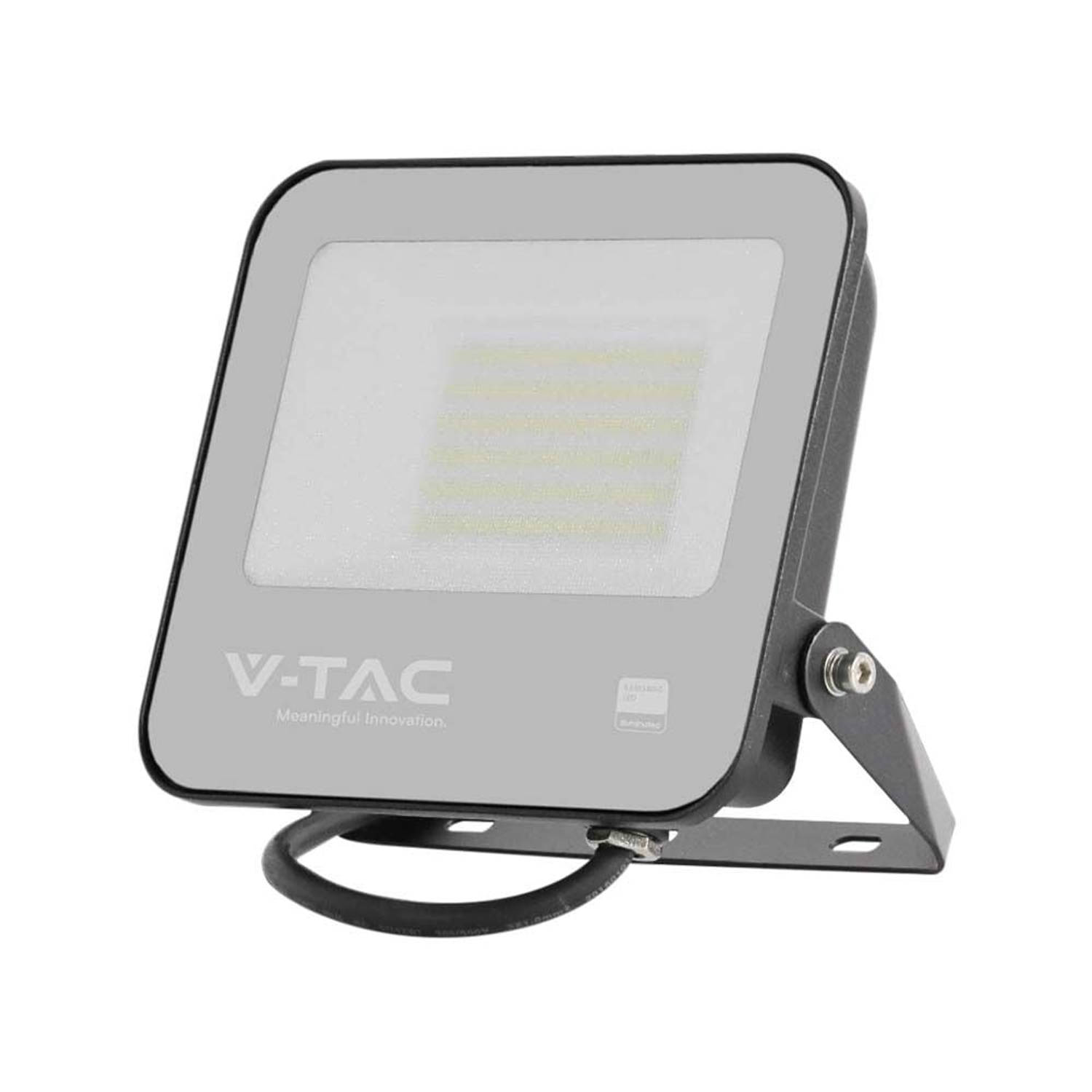 V-TAC VT-4455 LED Schijnwerpers - Zwart - 135lm/w - Samsung - IP65 - 50 Watt - 5740 Lumen - 4000K - 5 Jaar