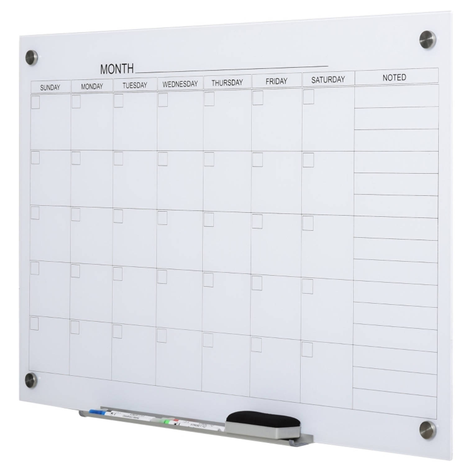 White board - Kalender - Maandplanner - Agenda - 90 x 60 cm