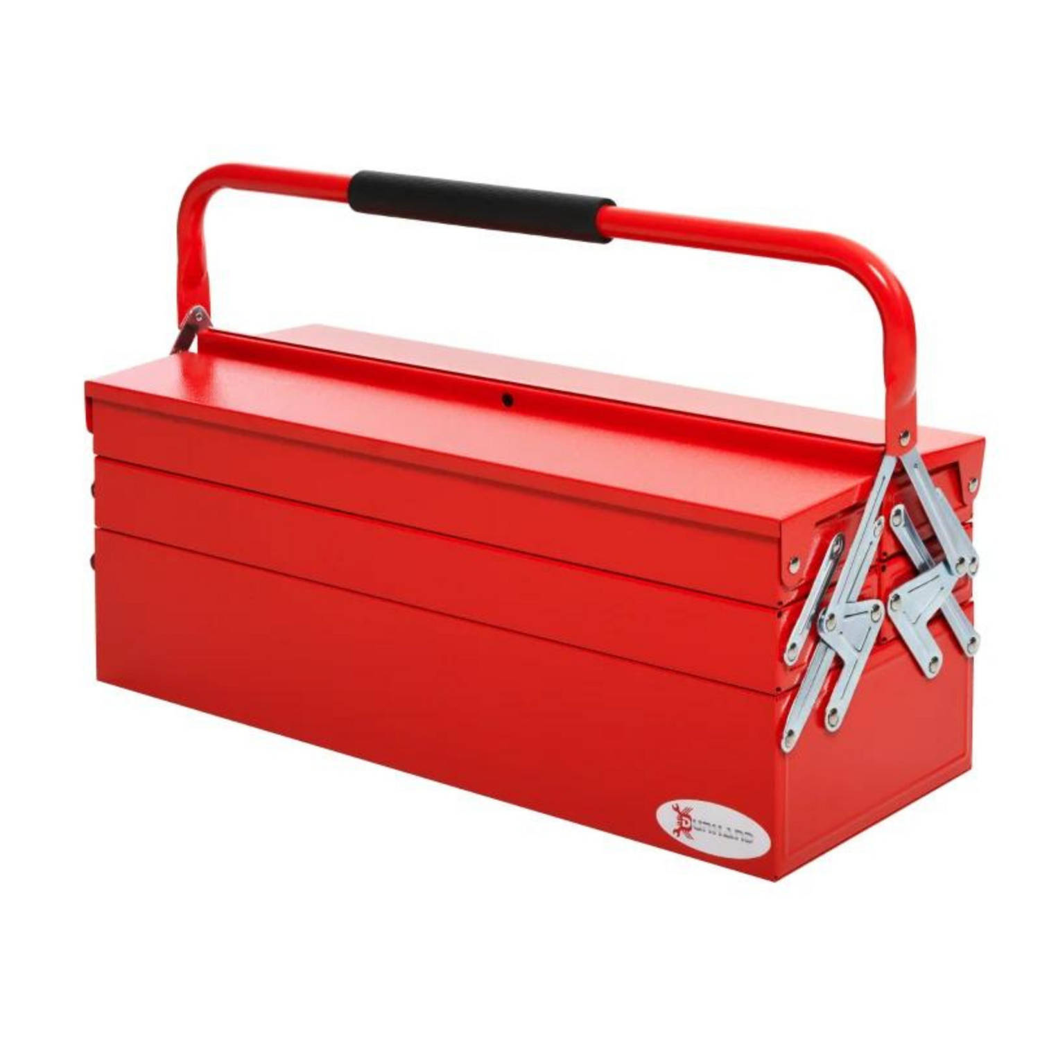Gereedschapskoffers - Gereedschapskist - Opbergbox gereedschap - Rood -rood 56 x 20 x 41 cm
