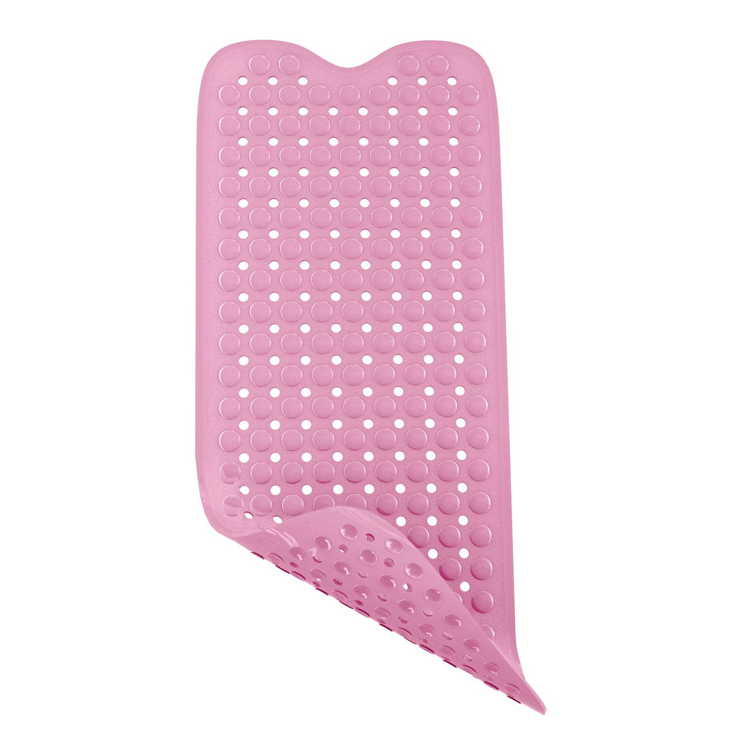 Intirilife antislip badmat in roze - huidgevoelig BPA-vrij schimmelbestendig douchemat machinewasbaar