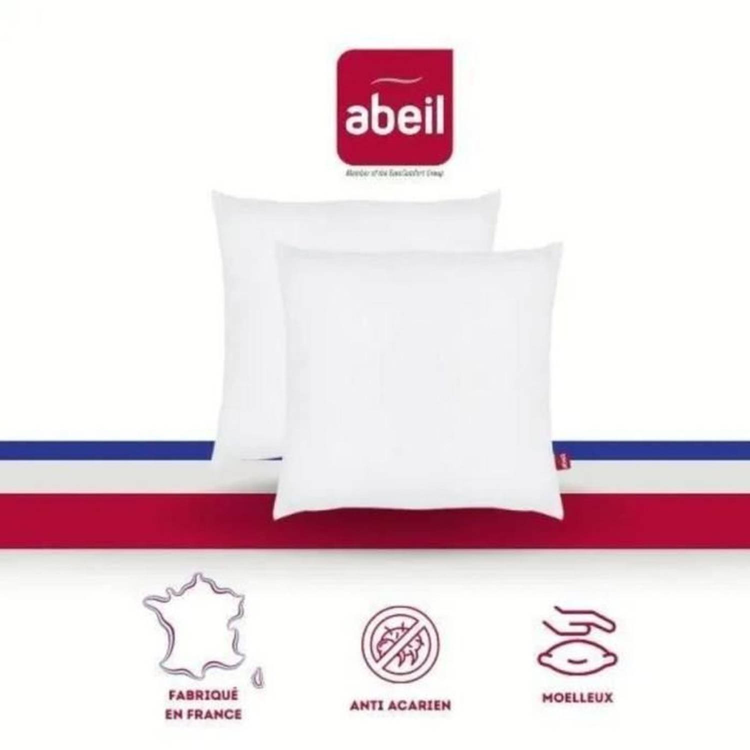 Set of 2 Pillows Abeil 60 x 60 cm (2 Units)