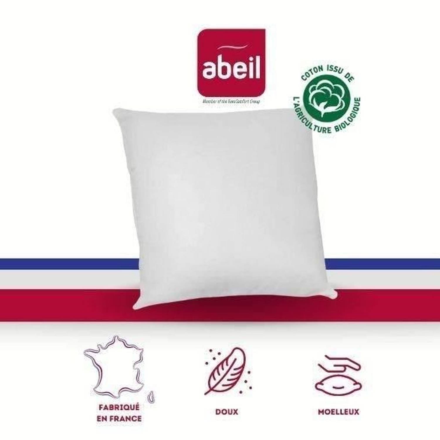 Set of 2 Pillows Abeil 60 x 60 cm (2 Units)