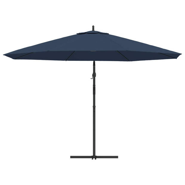 vidaXL Zweefparasol 3,5 m blauw