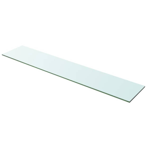 vidaXL Wandschap transparant 100x20 cm glas