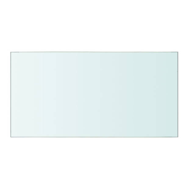 vidaXL Wandschap transparant 40x20 cm glas