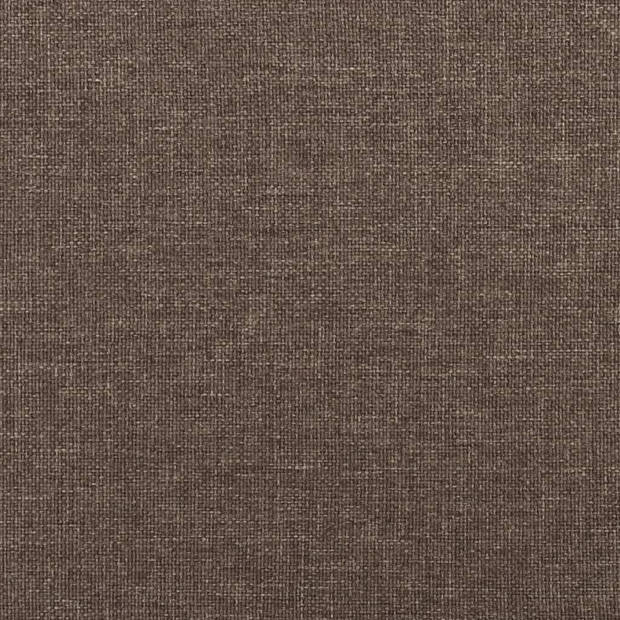 vidaXL Voetenbank 45x29,5x35 cm stof taupe