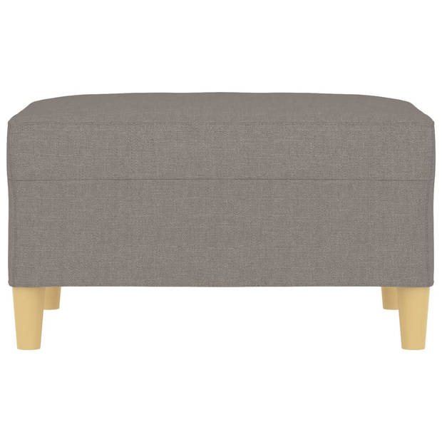 vidaXL Voetenbank 70x55x41 cm stof taupe