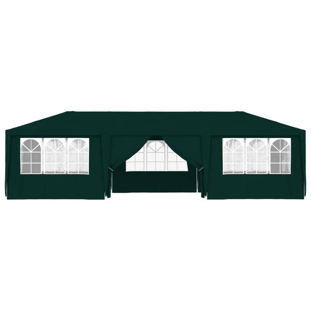 vidaXL Partytent met zijwanden professioneel 90 g/m² 4x9 m groen