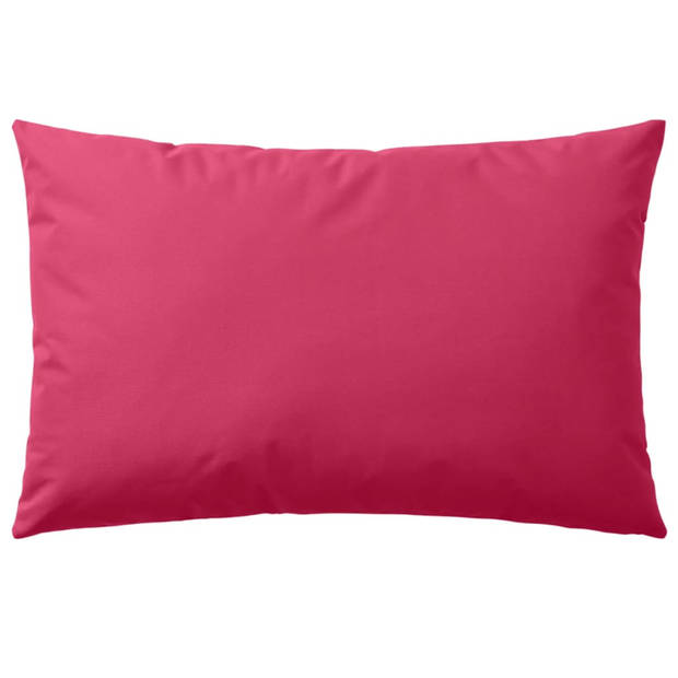 vidaXL Buitenkussens 60x40 cm roze 4 st