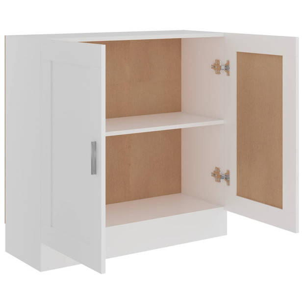 vidaXL Boekenkast 82,5x30,5x80 cm bewerkt hout wit