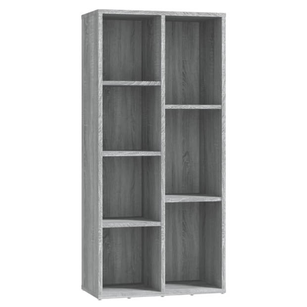 vidaXL Boekenkast 50x25x106 cm grijs sonoma eikenkleurig