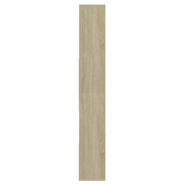 vidaXL Boekenkast 67x24x161 cm bewerkt hout sonoma eikenkleurig