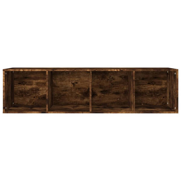 vidaXL Boekenkast / tv-meubel 36x30x143 cm bewerkt hout gerookt eiken