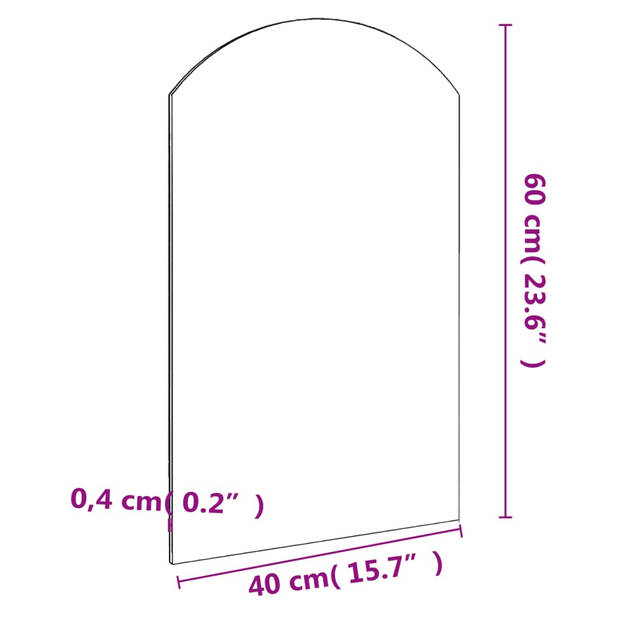 vidaXL Spiegel 60x40 cm glas